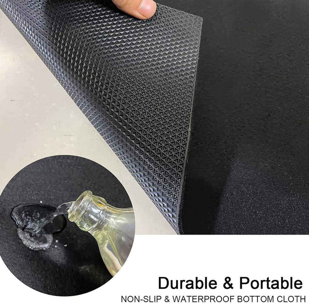 Black Durable Garage Floor Mat R83996