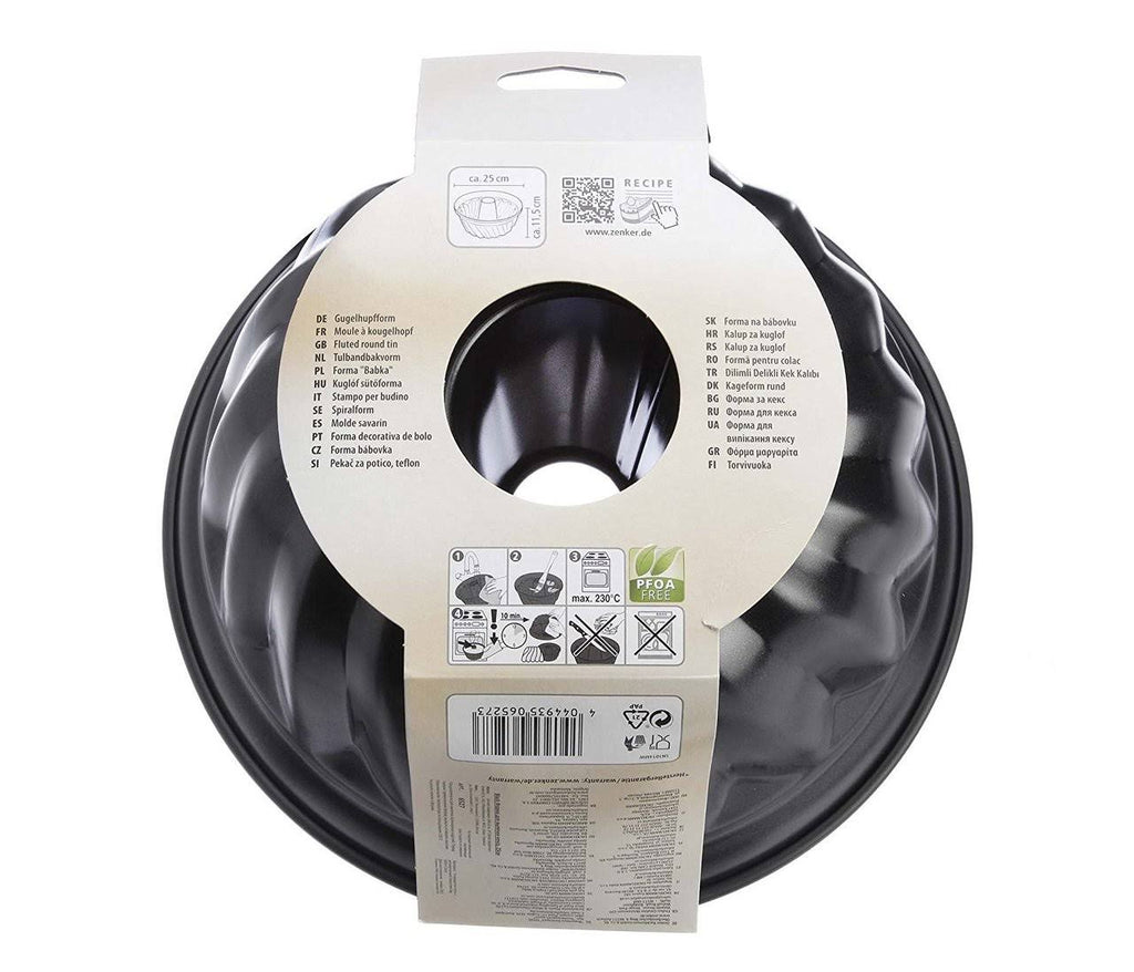 Bundt Cake Mould 25 cm Black E7132