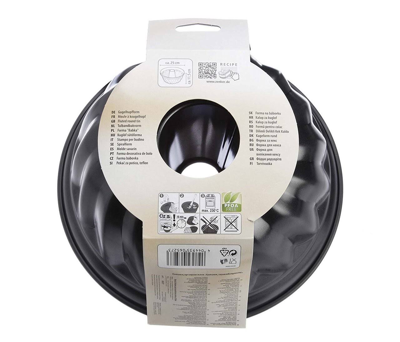 Bundt Cake Mould 25 cm Black E7132