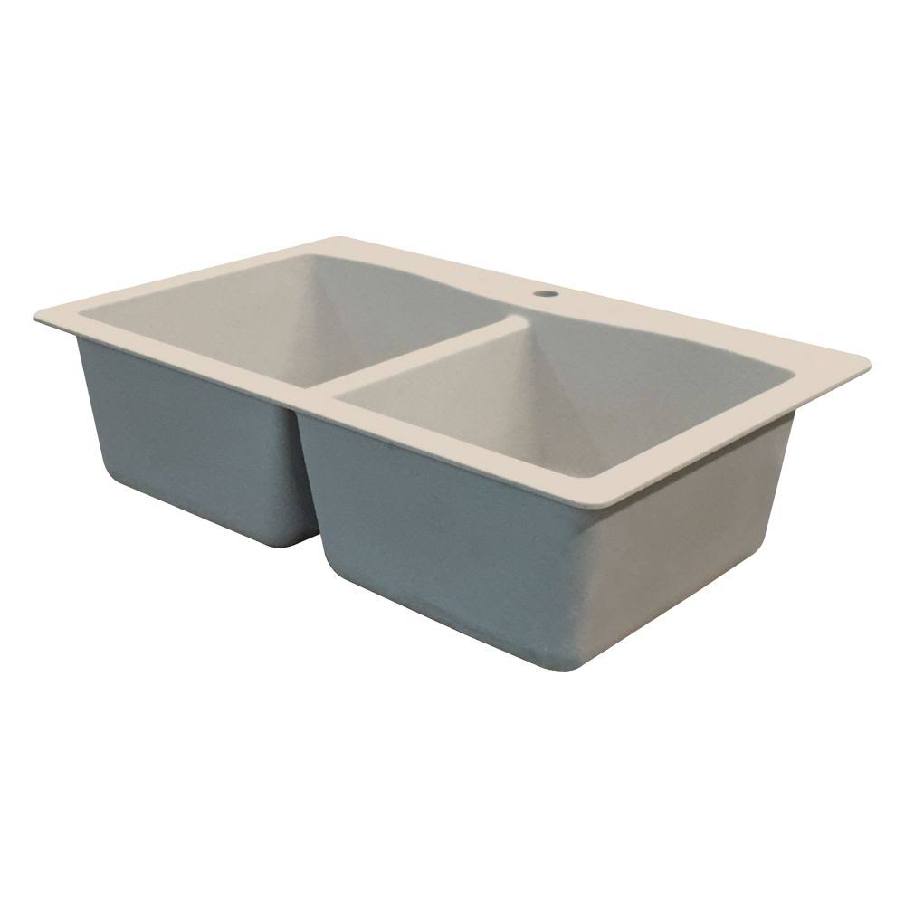 Granite 33-in Drop-In Kitchen Sink D392125
