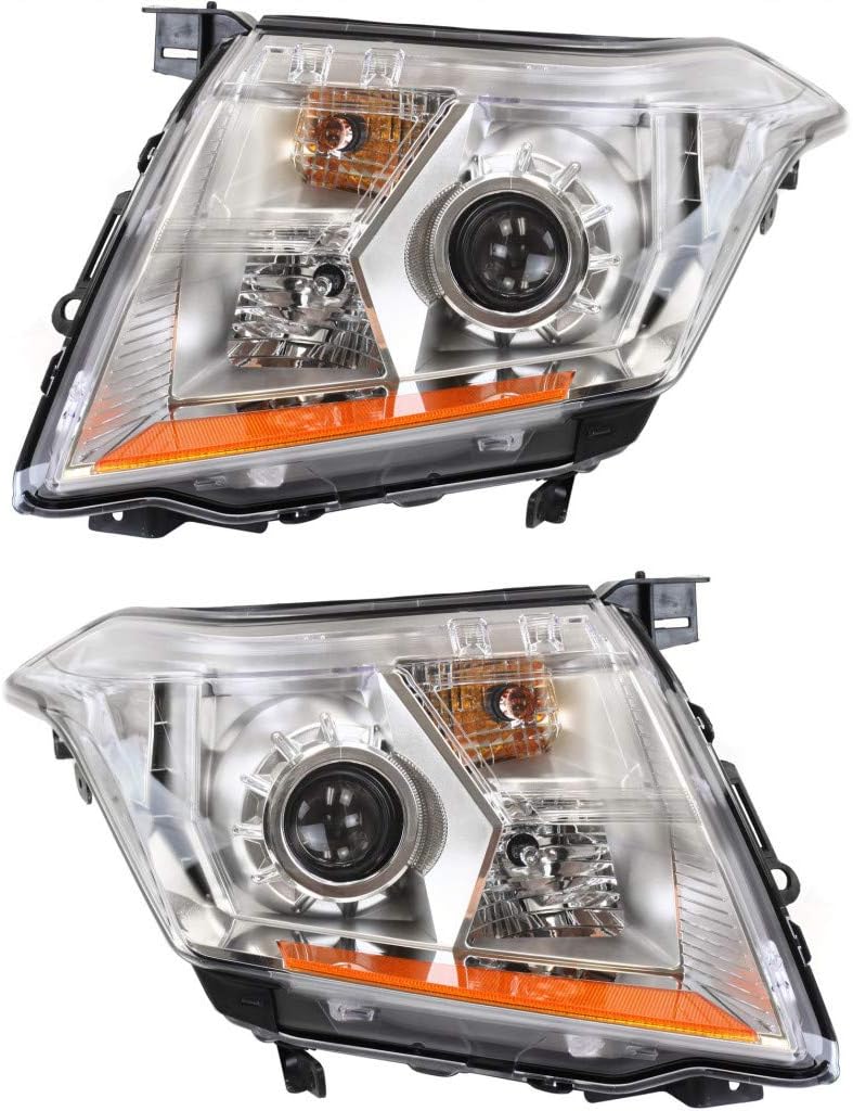 Headlight Assembly Pair Halogen Q3393