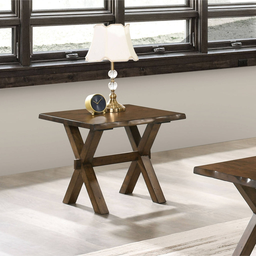 Walnut Solid Wood End Table O58267