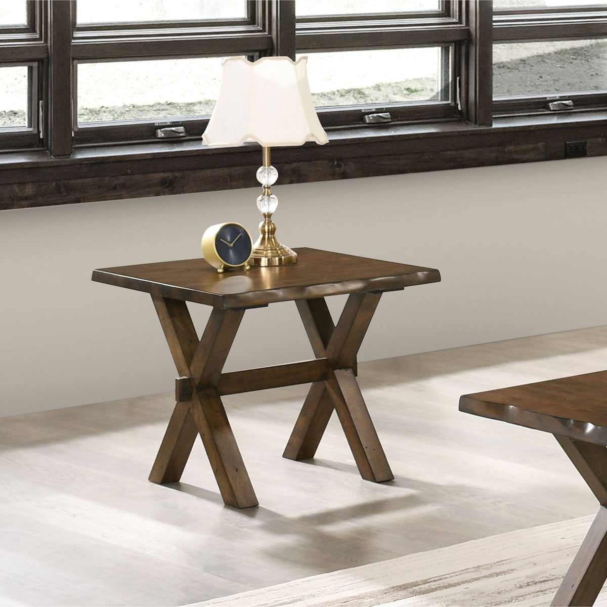 Walnut Solid Wood End Table O58267
