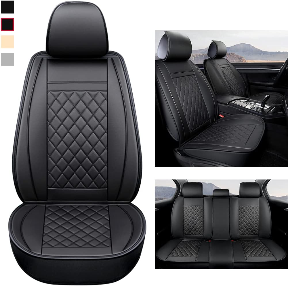 Beige Front Car Seat Covers D4611