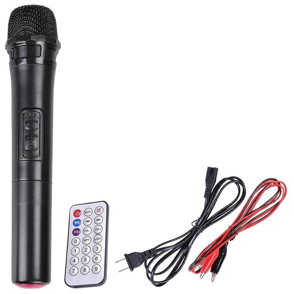 Portable Active PA Speaker with Bluetooth and Wireless Microphone H69432