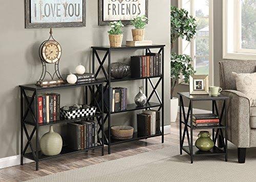 4-Tier Bookcase, Black J96191