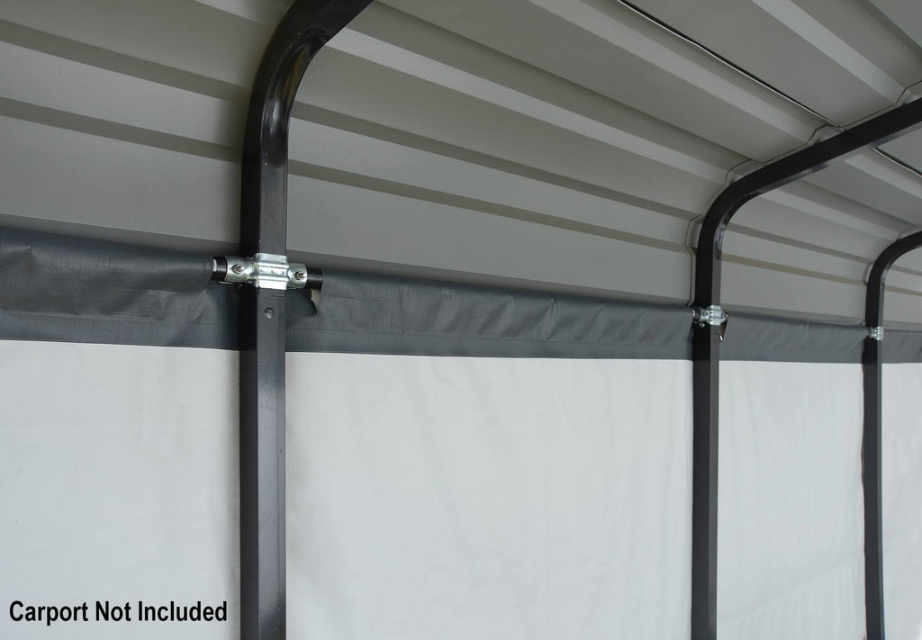 12 x 20 ft. Carport Enclosure Kit F3022