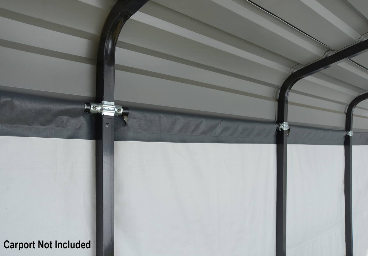 12 x 20 ft. Carport Enclosure Kit F3022