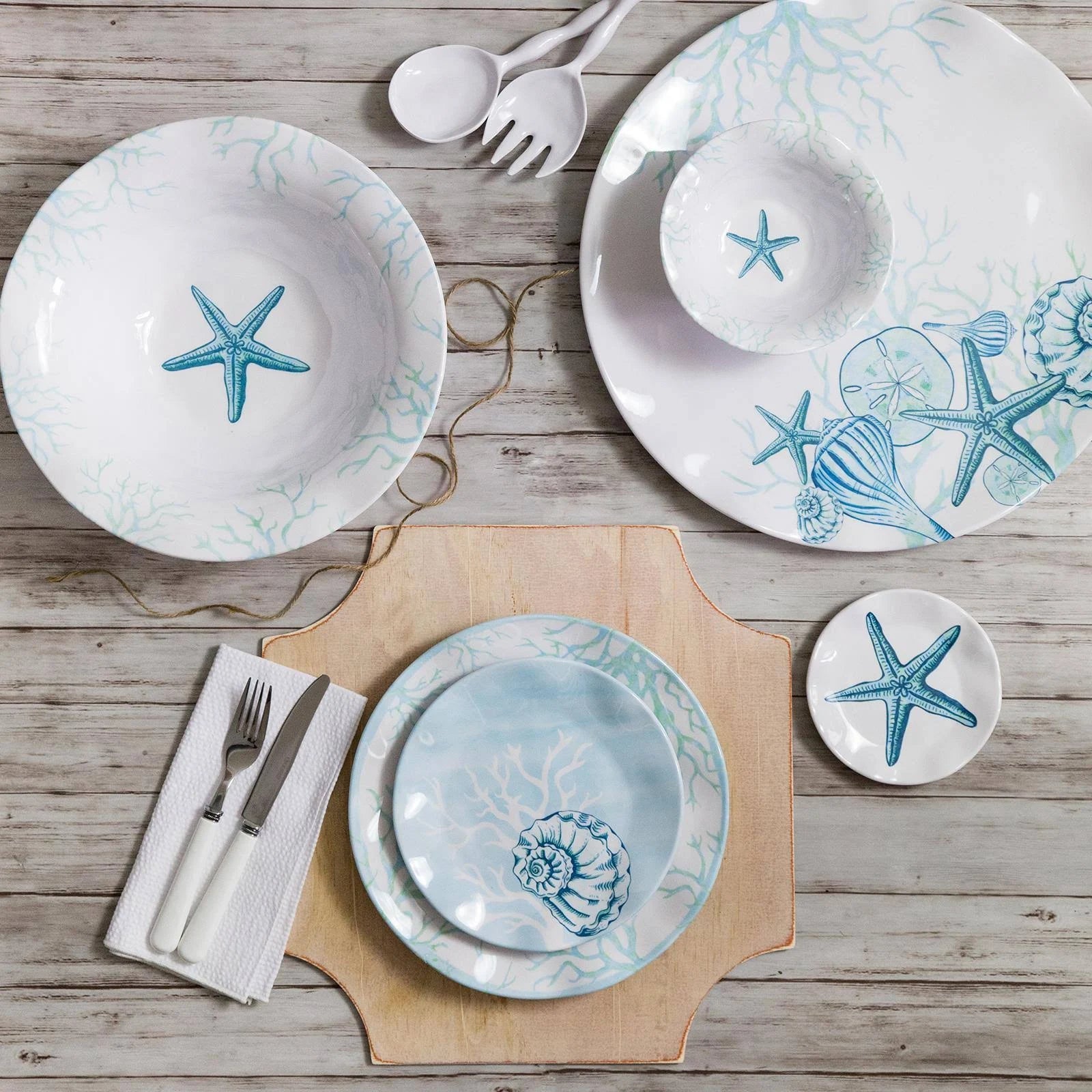 4-pc Melamine Dinner Plate Set X8493