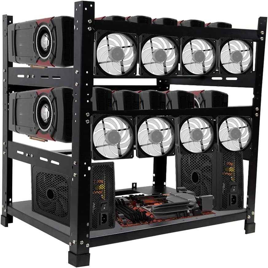 Open Air Steel Mining Rig Frame W63789