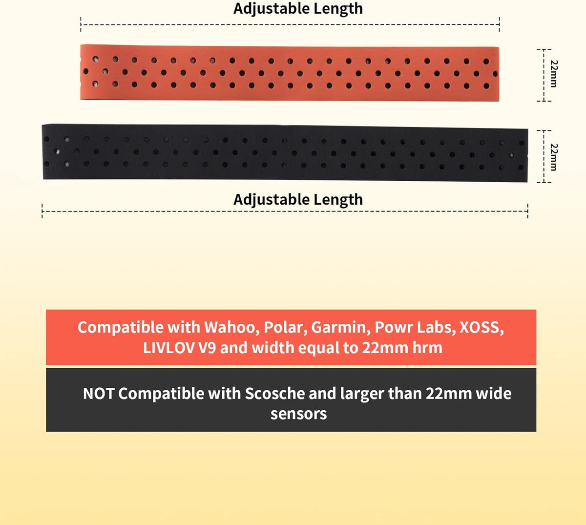Armband Heart Rate Monitor Replacement Strap, Pack of 2 A16868