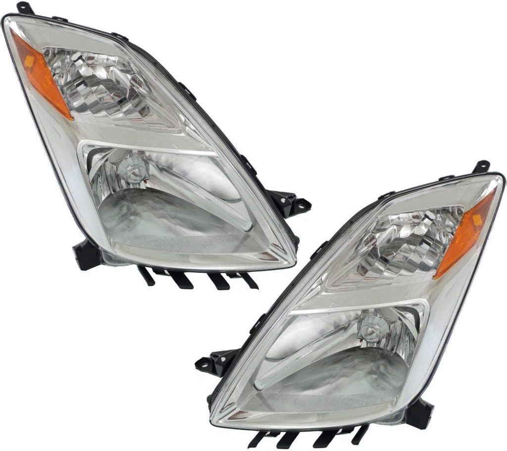 Headlight Assembly Pair for 2004 2005 Toyota Prius W280