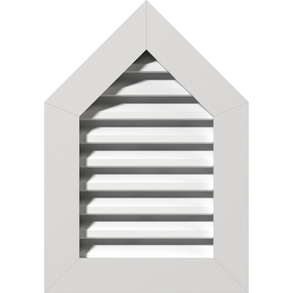 Peaked Top Gable Vent, PVC R345
