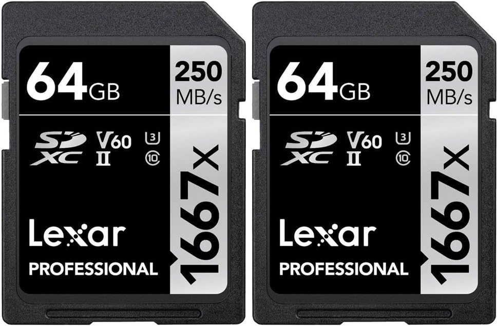 64GB SDHC/SDXC UHS-II Memory Card (3-Pack) Y594