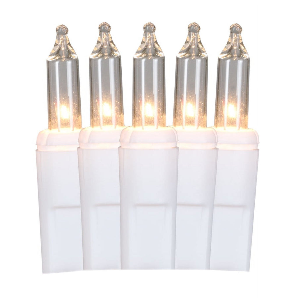 200-Count White Icicle Incandescent Christmas Lights E3893