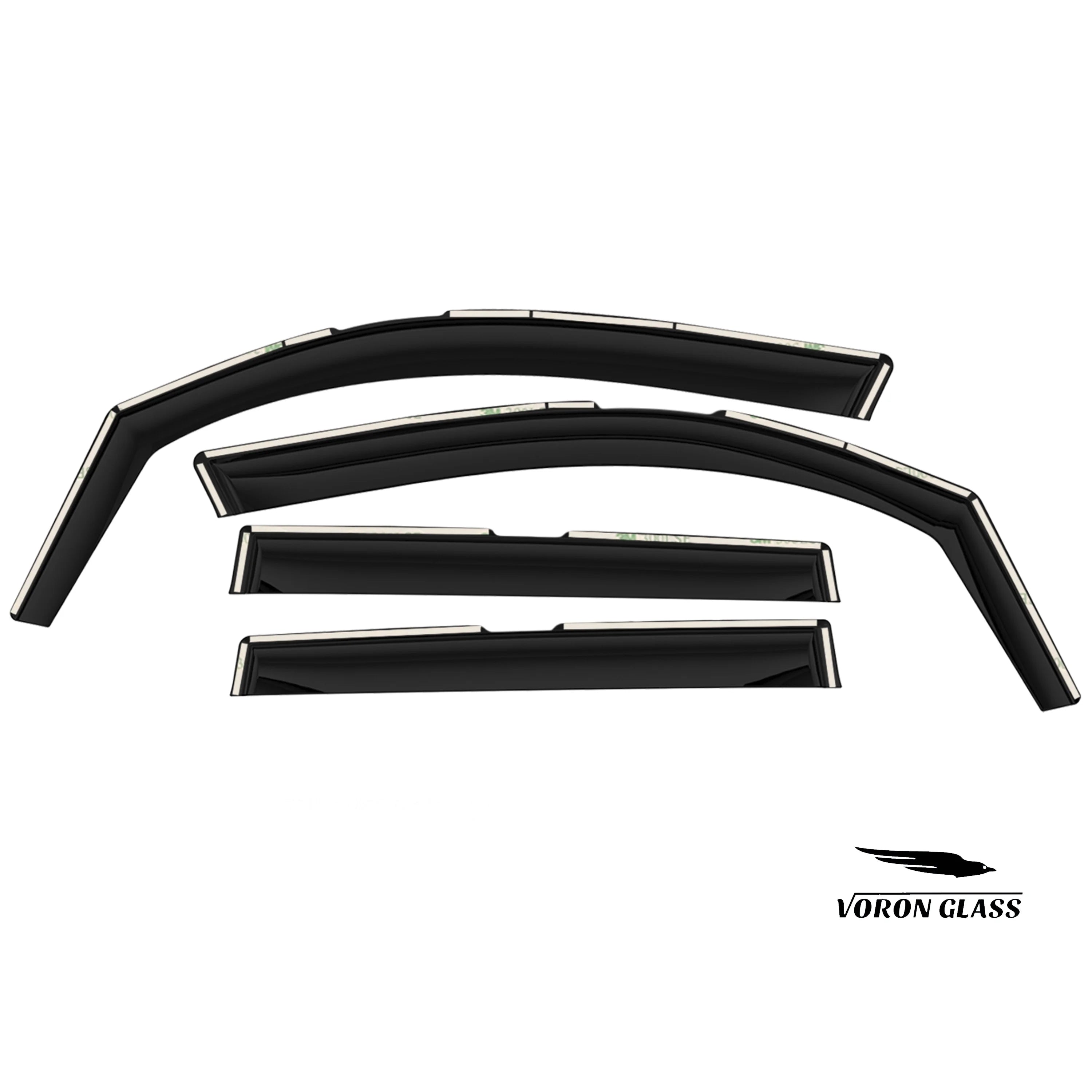 4 Pieces Glass In-Channel Rain Guards for Subaru Forester H492992