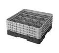 Blue 16 Compartment Glass Rack G525