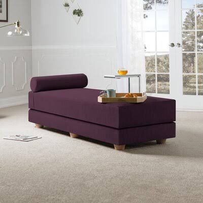 Convertible Queen Solid Wood Daybed with Mattress G6137