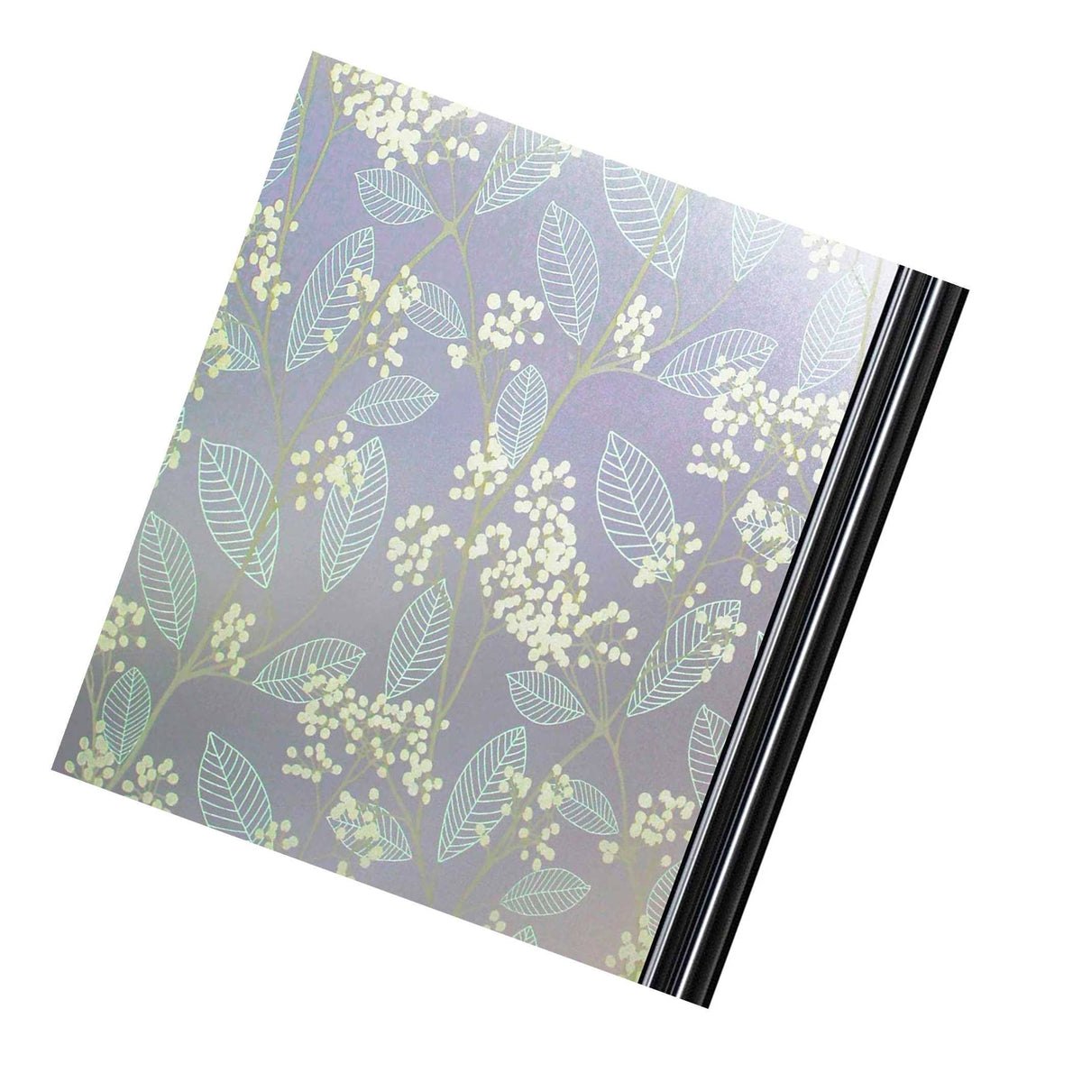 Frosted Leaf Stained Glass Window Film 35.4X118Inch X68216