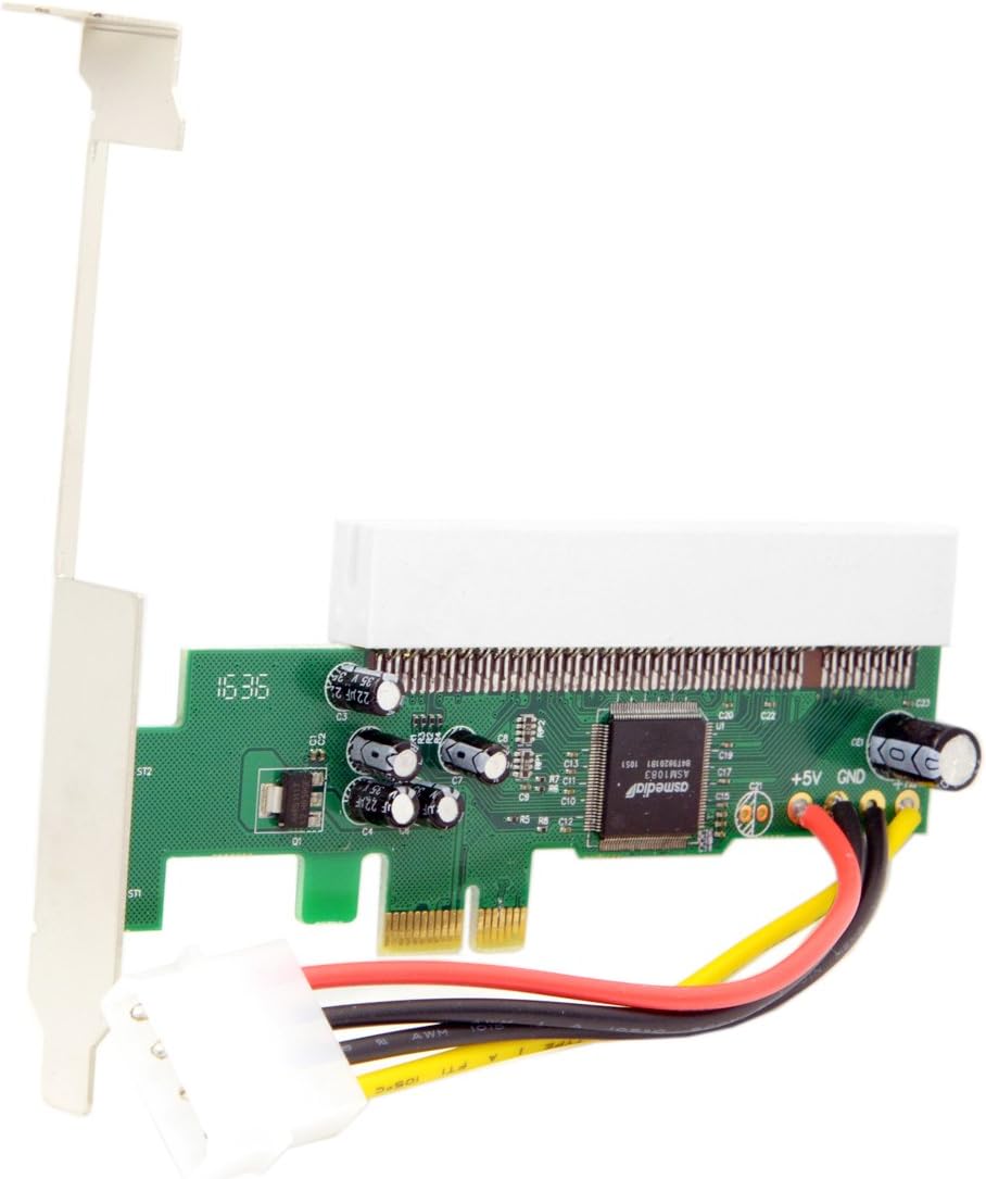 PCI-E X1 X4 X8 X16 to PCI Bus Riser Card Adapter Converter with Bracket Pack of 2 F412