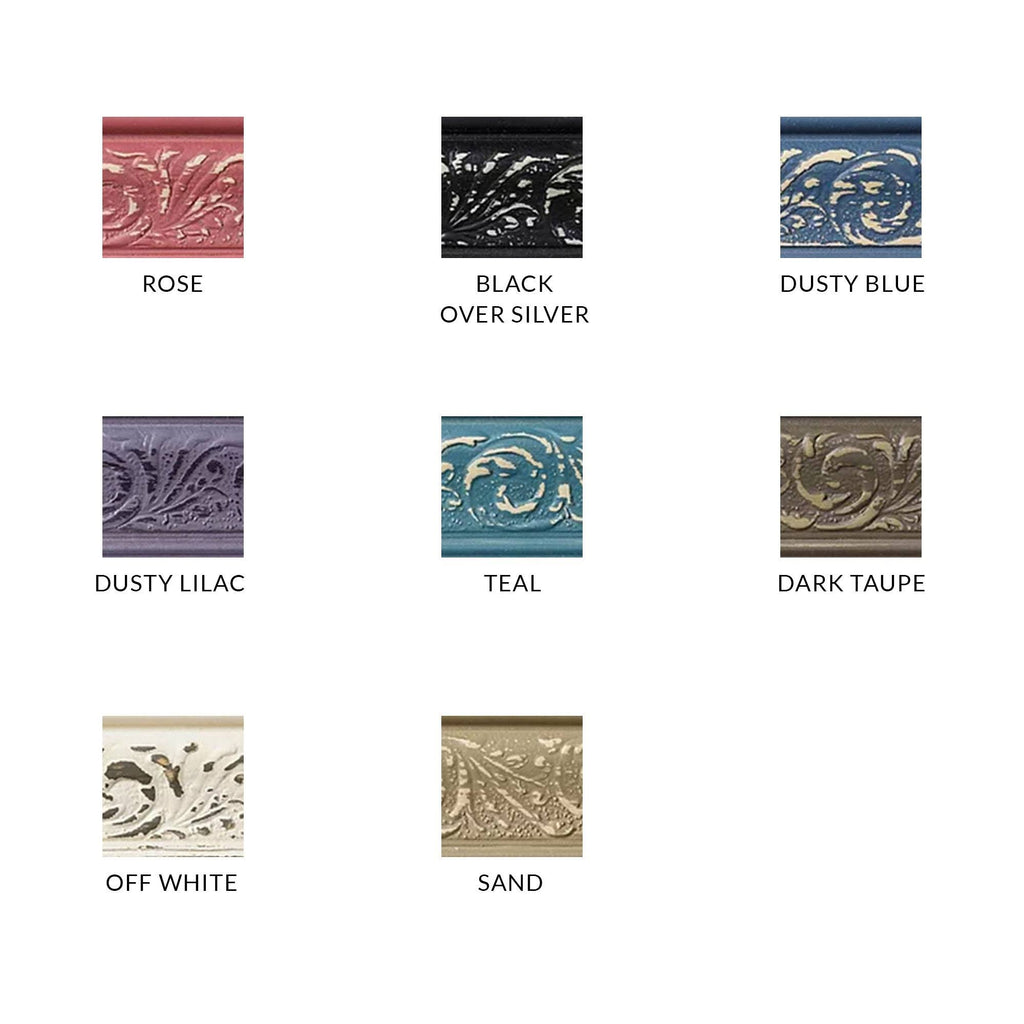 Rose Embossed Frame T8054