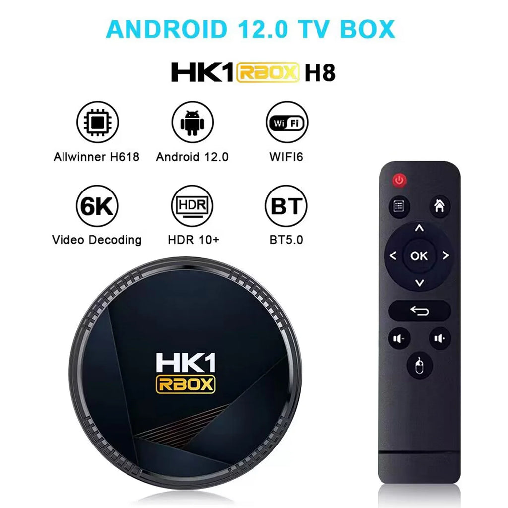 4K Smart TV Box with WiFi6 BT5.0 Y8272