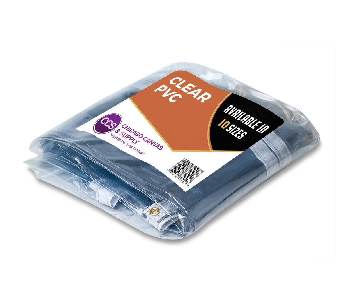 10 x 12 Clear Vinyl Tarp V744