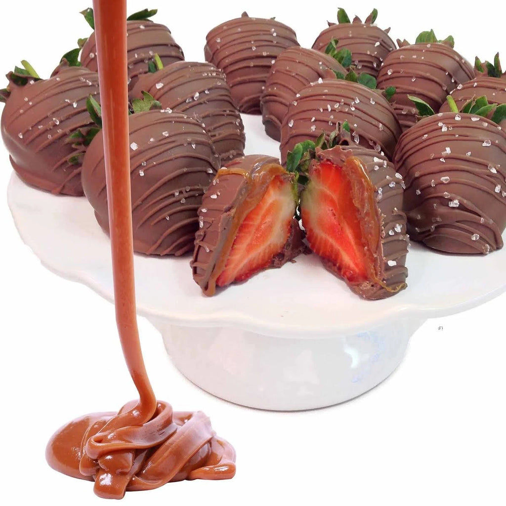 12-pc. Sea Salt Caramel Covered Strawberries J8975