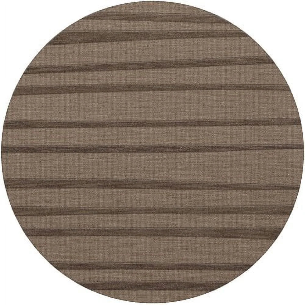 Stone Stripes Lines 12' x 15' Oval Area Rug R65793