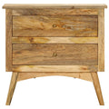Solid Mango Wood Bedside Cabinet Y509