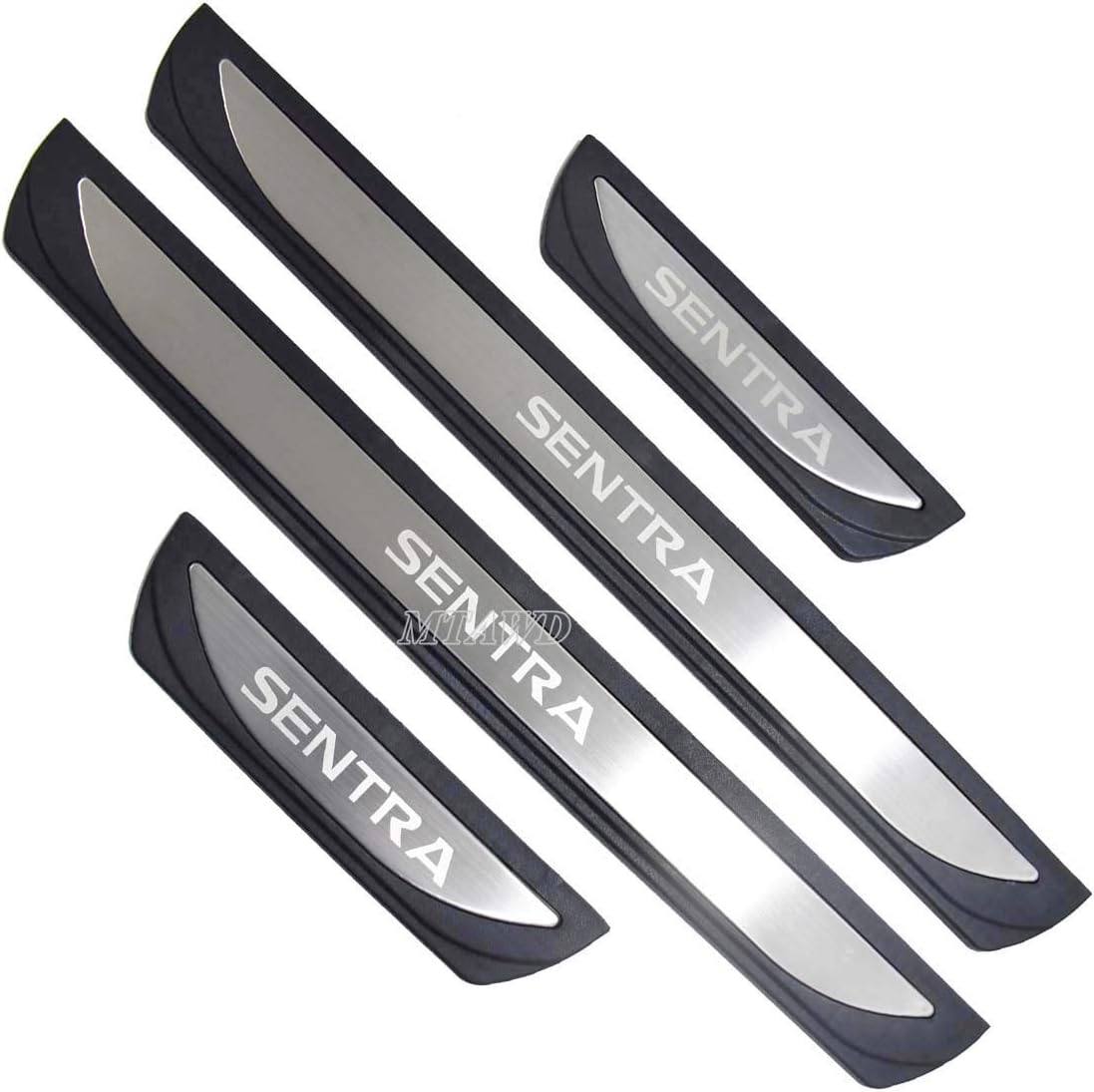 Stainless Car Door Sill Scuff Plate Protectors Trim Pack of 2 A79707