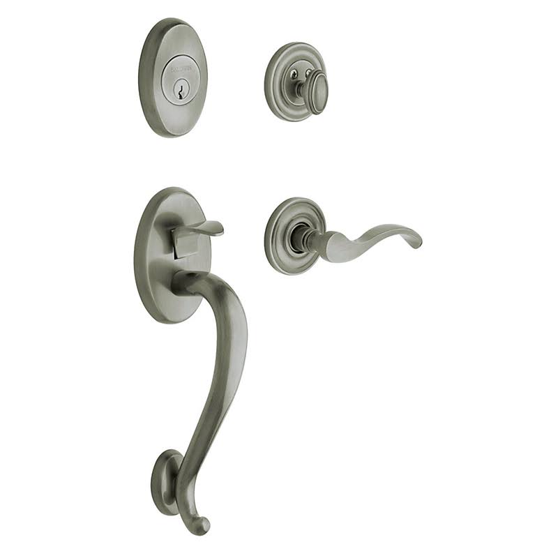 Antique Nickel Dummy Handleset with Lever S949118