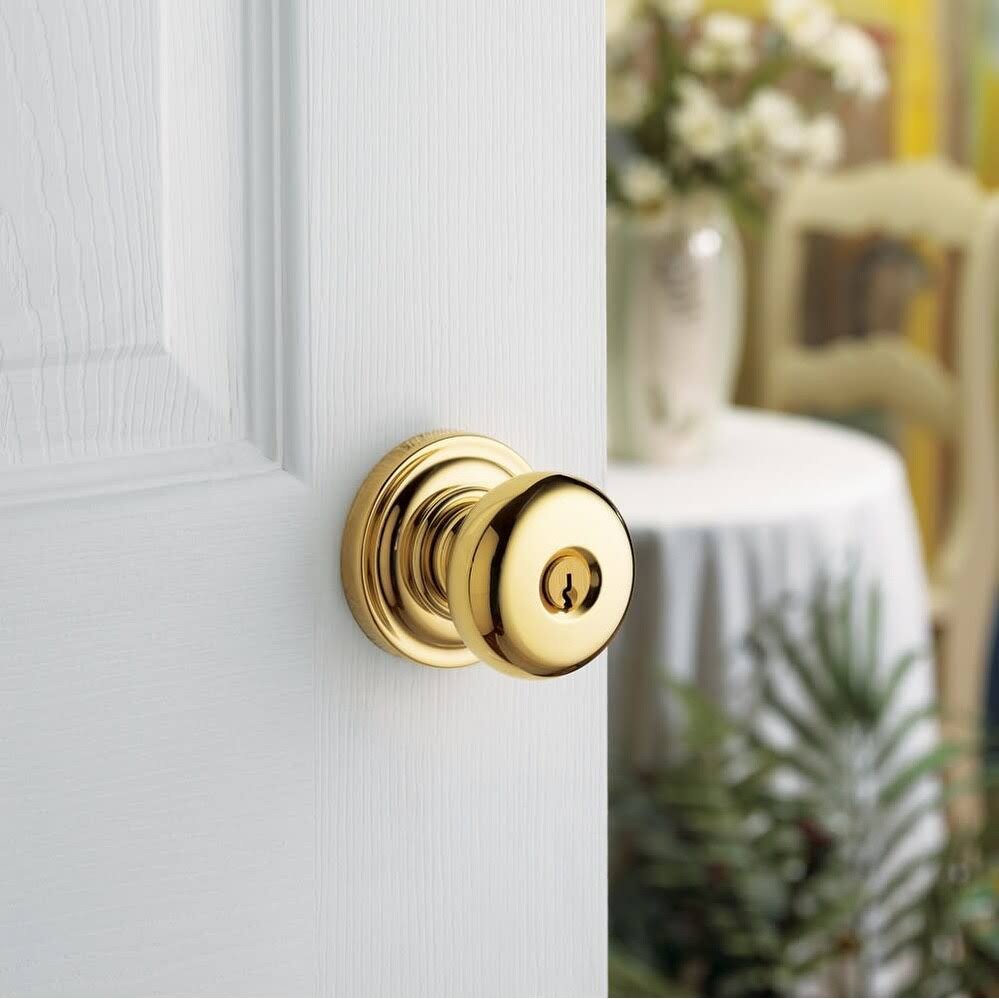 Venetian Bronze Keyed Entry Door Knob P33266