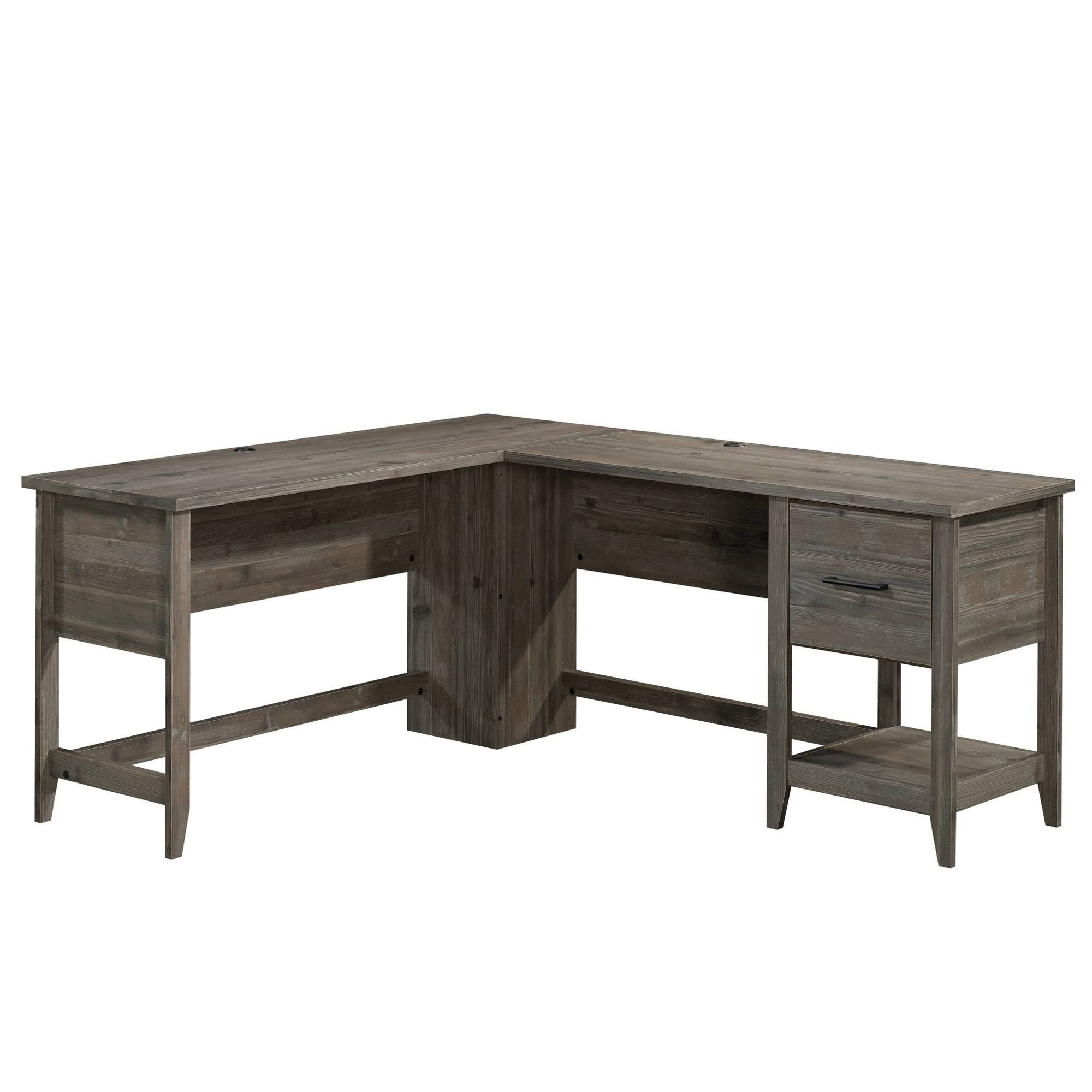 L-Shaped Desk with Storage A849441