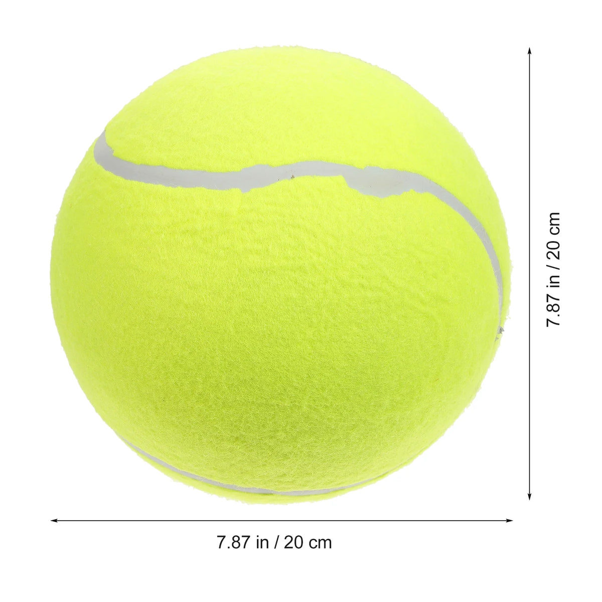 20cm Inflatable Flannel Tennis Ball I9797
