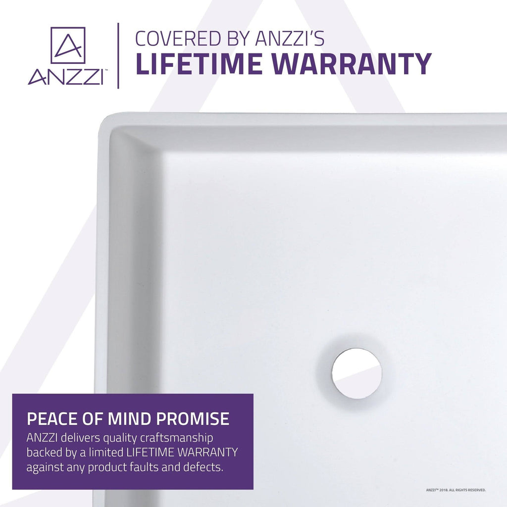 Matte White Solid Surface Vessel Sink with Pop Up Drain R9925
