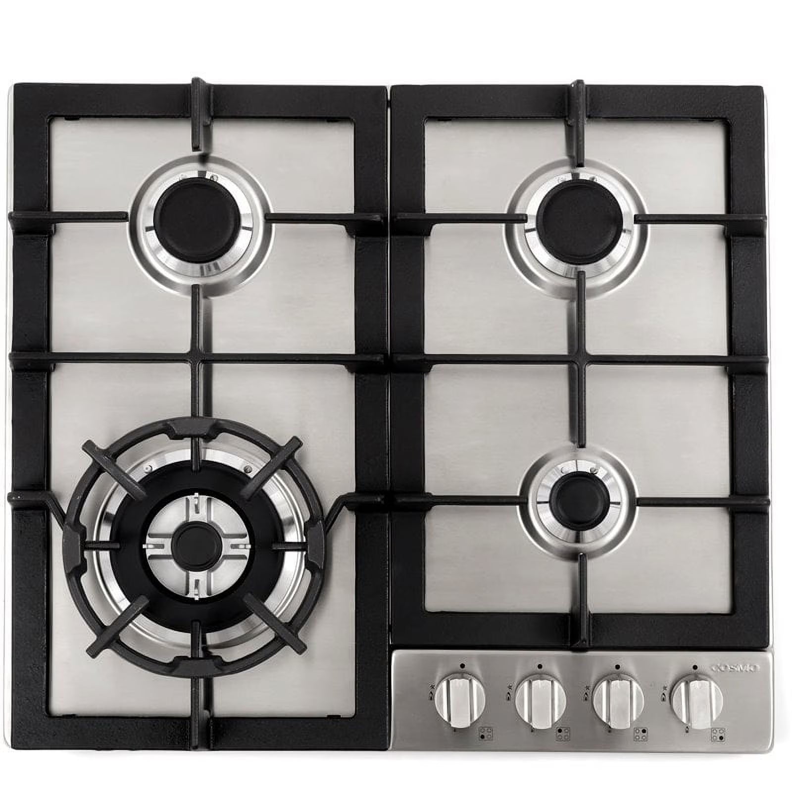 24 in. Stainless Steel Drop-In Gas Cooktop with 4 Burners B3959