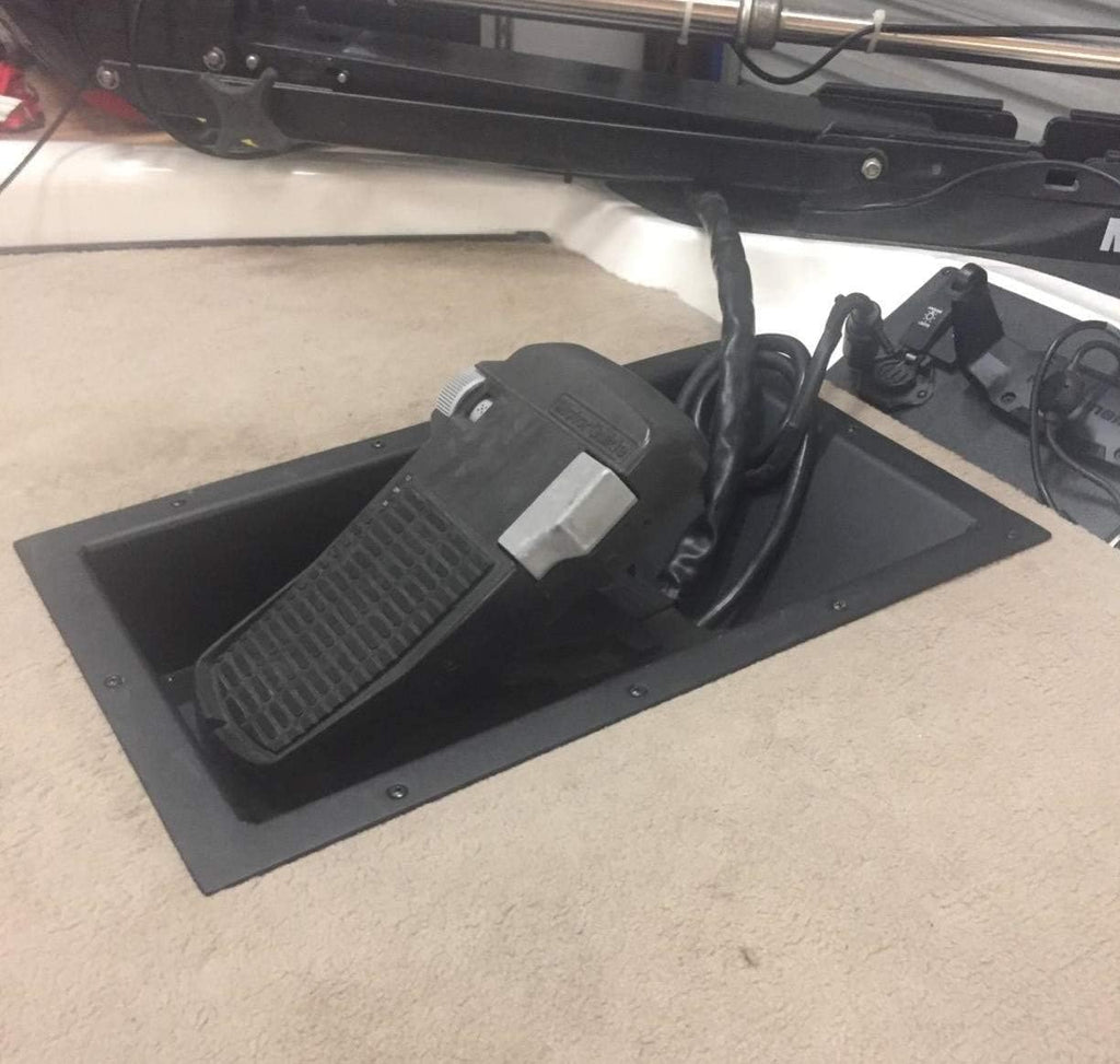 Recessed Trolling Motor Foot Pedal Pan for Minn Kota J429