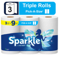 White 3 Triple Rolls Paper Towels D677269