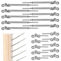 10Set 1/8 Swage Toggle Turnbuckle Hardware T316 Stainless Steel Cable Railing Kit F10735