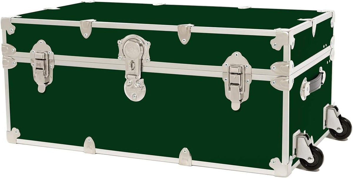 Large Armor Trunk with Removable Wheels 32x18x14 (Black) D598026