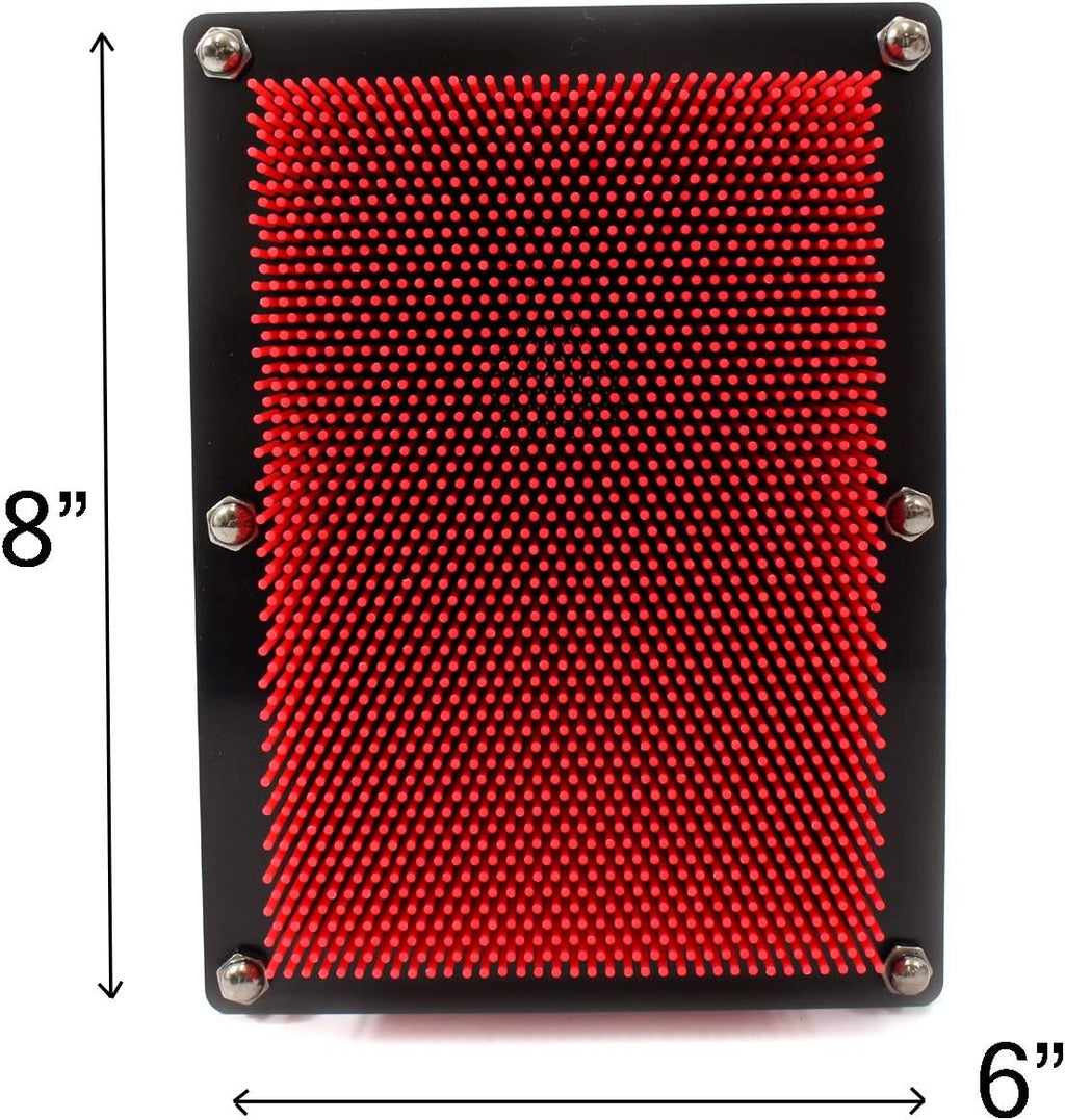 3D Pin Art Sculpture Toy (6" x 8" Red) T72941