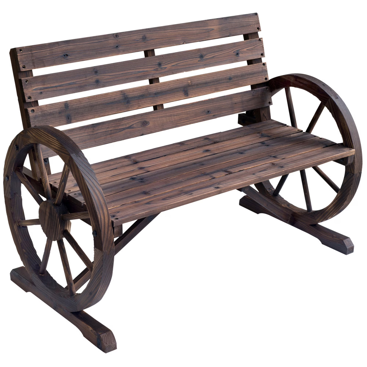 Brown Wood Bench U2341