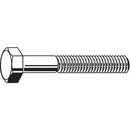 3/8 inch-16 Grade 8 Hex Head Cap Screw, Steel, Pk 350 Q8958