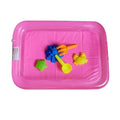 Pink Inflatable Sandbox Play Sand Toy Tray F1151
