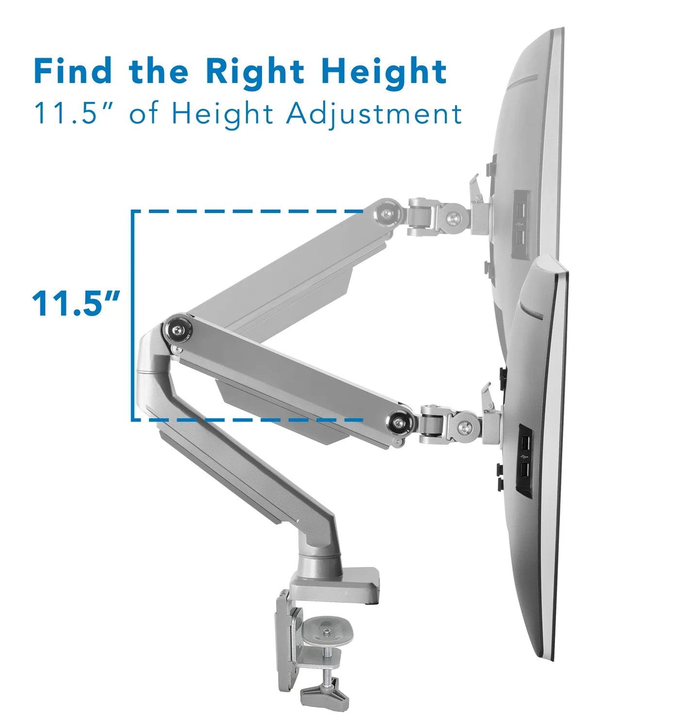 Single Monitor Arm Mount for 24-32 Inch Screens E475351