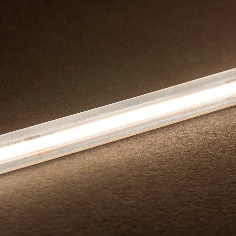 White 2700K COB LED Strip Light, 24V, IP65, 16.40ft G413