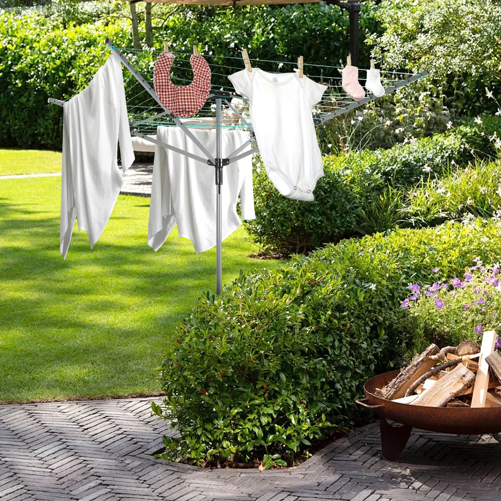 Green Retractable Umbrella Drying Rack C331