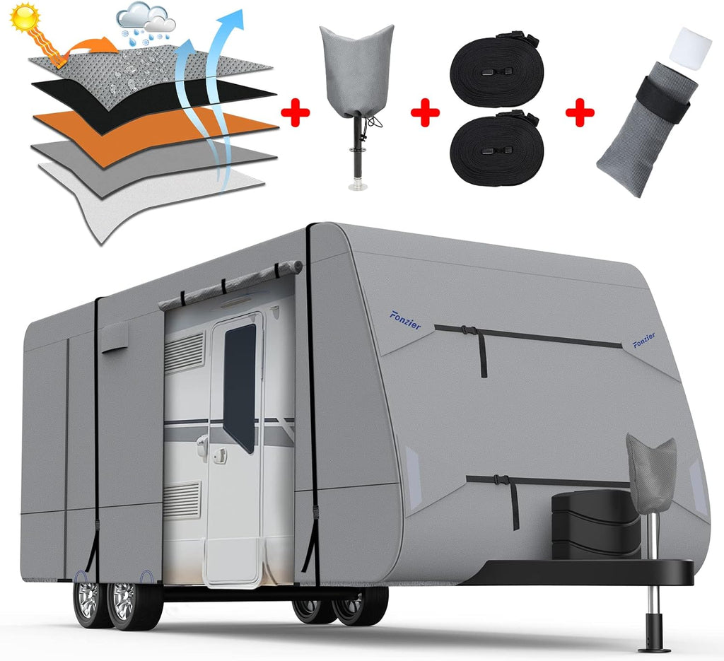 5 Layers RV Cover for 22'1 - 24' Motorhome J657