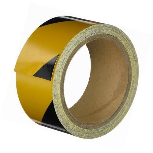 Reflective Hazard Black / Yellow Tape, 20 in x 33 ft W1493